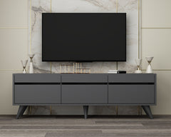 Meuble TV style scandinave Algol 150cm Anthracite