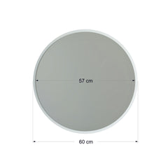 Miroir décoratif Adriata D60cm Bois Blanc