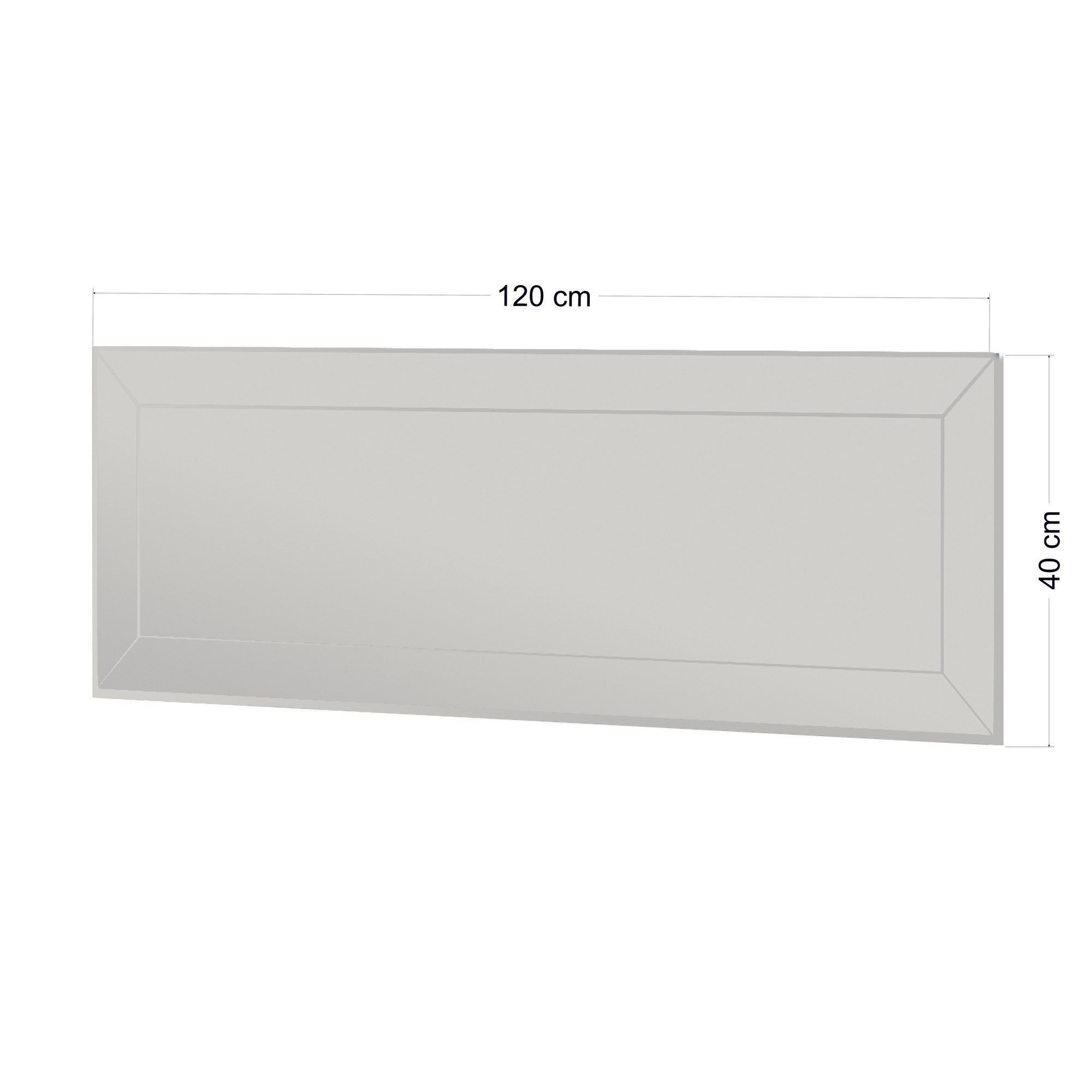 Miroir murale décoratif Zephera 40x120cm Motif Géométrique