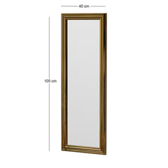 Miroir murale Kafka 40x105cm Bois Or