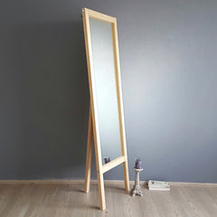 Miroir sur pied Kami L55xH170cm Pin massif Clair