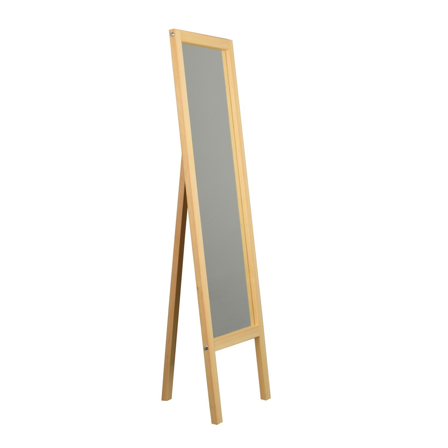 Miroir sur pied Kami L55xH170cm Pin massif Clair