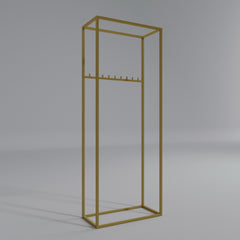 Porte vêtement Nazilla L70xH160cm Métal Or