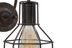 Lampe murale industrielle Fer