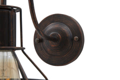 Lampe murale industrielle Fer