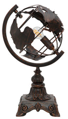 Lampe de table Monde Fer et métal vieilli