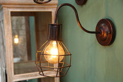 Lampe murale industrielle Fer