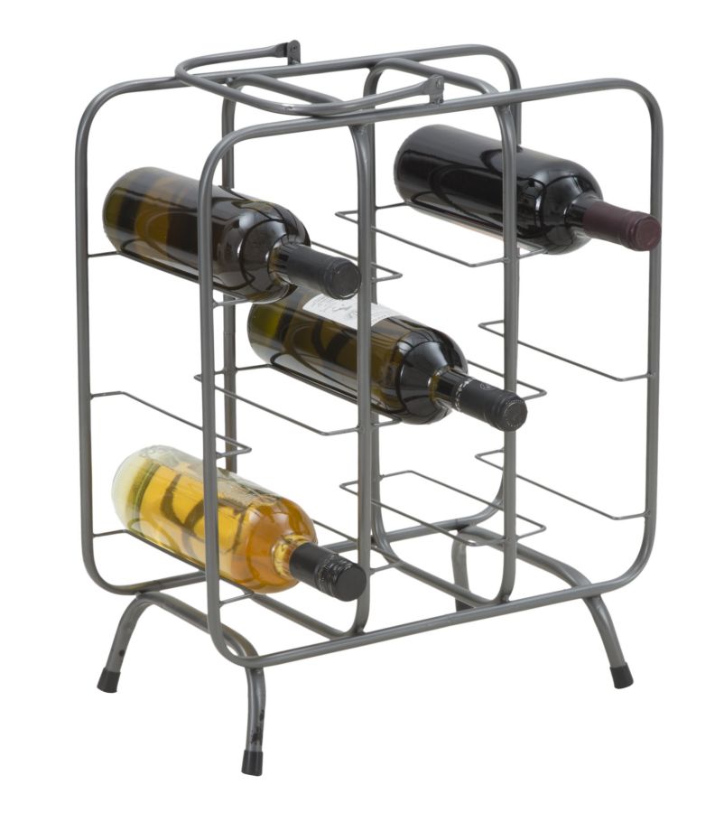 BOTTLE RACK SQUARE (9 bottles) CM 40X23X47,5