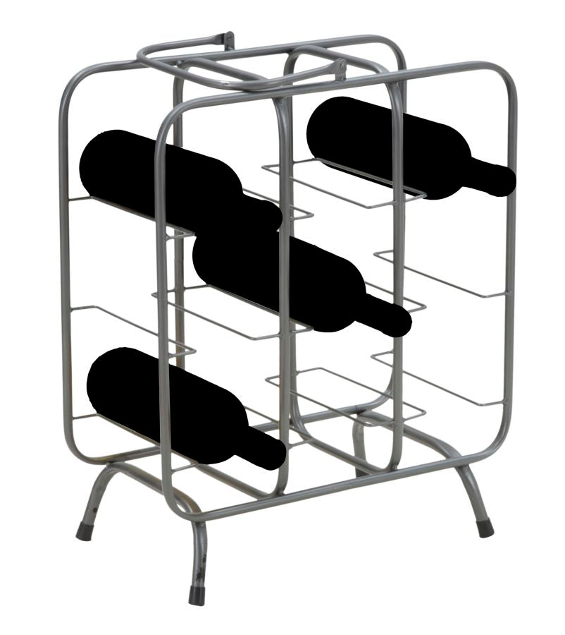 BOTTLE RACK SQUARE (9 bottles) CM 40X23X47,5