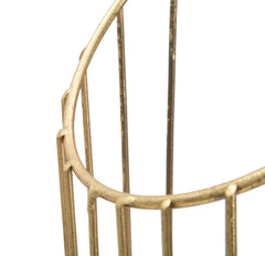 Porte-parapluie en acier doré minimaliste