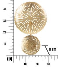 Applique murale Glam métal doré