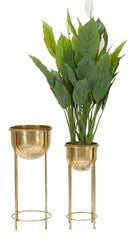 Porte-fleur Coppia métal doré