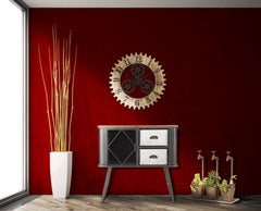 Horloge murale en MDF et métal Ingranaggio Plus