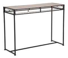 Console métal et bois