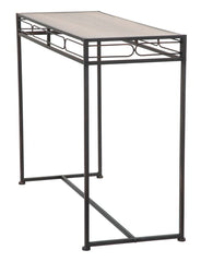 Console métal et bois