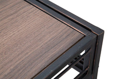 Console métal et bois