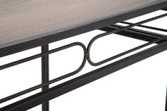 Console métal et bois