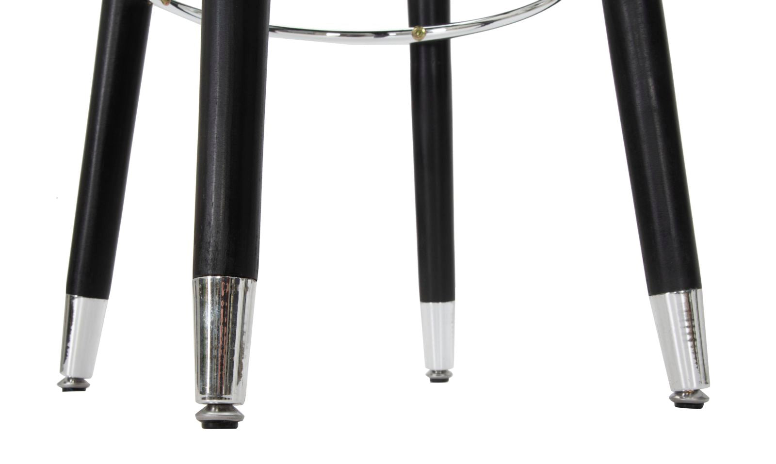 BAR STOOL PARIS BLU/SILVER CM Ø 35X74
