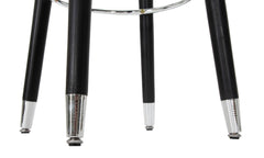 BAR STOOL PARIS BLU/SILVER CM Ø 35X74