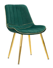 CHAIR PARIS VERDE/GOLD SET 2 PCS CM 51X59X79
