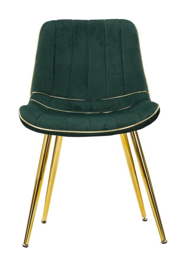 CHAIR PARIS VERDE/GOLD SET 2 PCS CM 51X59X79