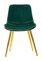 CHAIR PARIS VERDE/GOLD SET 2 PCS CM 51X59X79