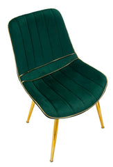 CHAIR PARIS VERDE/GOLD SET 2 PCS CM 51X59X79