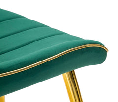 CHAIR PARIS VERDE/GOLD SET 2 PCS CM 51X59X79