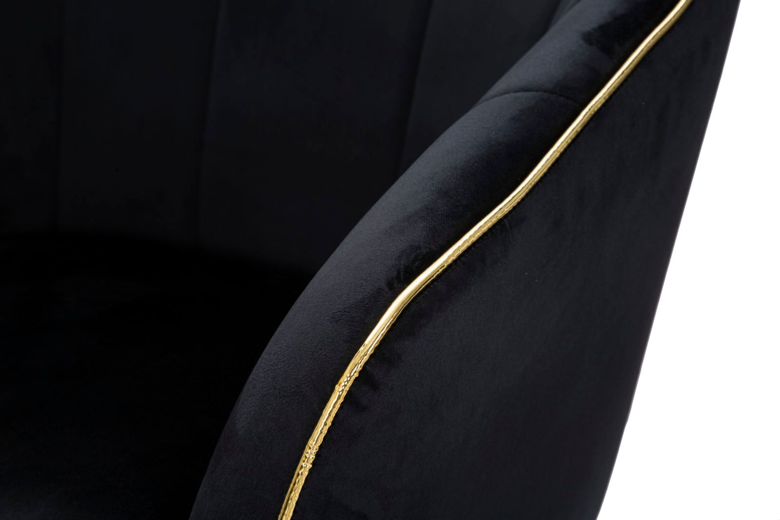 ARMCHAIR PARIS NERA/GOLD CM 62X58X78