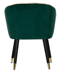 ARMCHAIR PARIS VERDE/GOLD CM 62X58X78