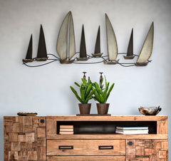 Panneau en fer Régate