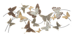 Panneau en métal Papillon 3D vintage