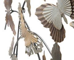 Panneau en métal Papillon 3D vintage