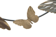 Panneau en métal Papillon 3D vintage