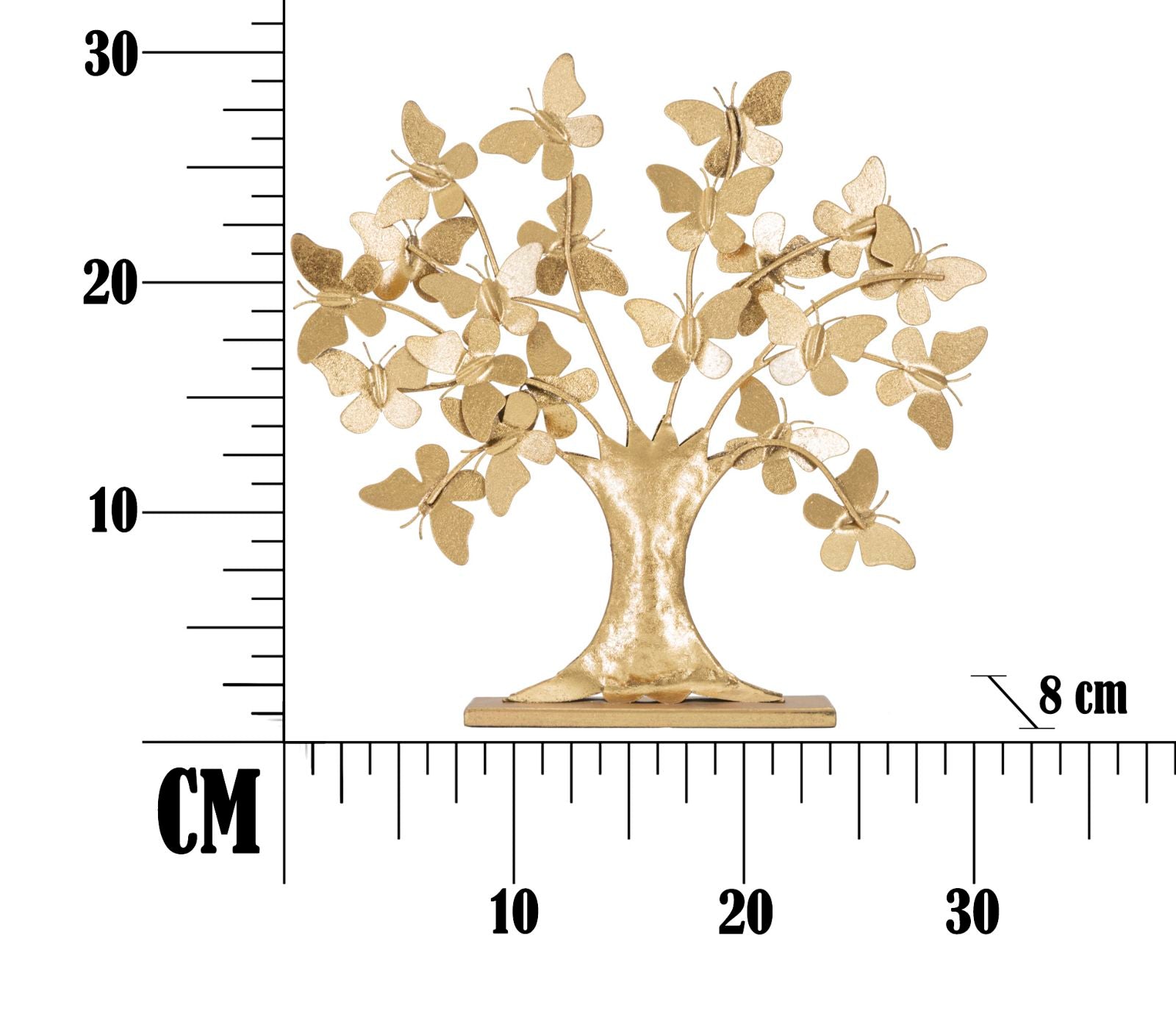 SCULPTUR TREE  GLAM WITH BUTTERFLY CM 31X8X30