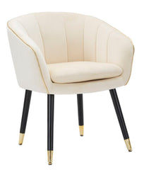 ARMCHAIR PARIS CREMA/GOLD CM 62X58X78