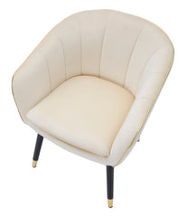 ARMCHAIR PARIS CREMA/GOLD CM 62X58X78