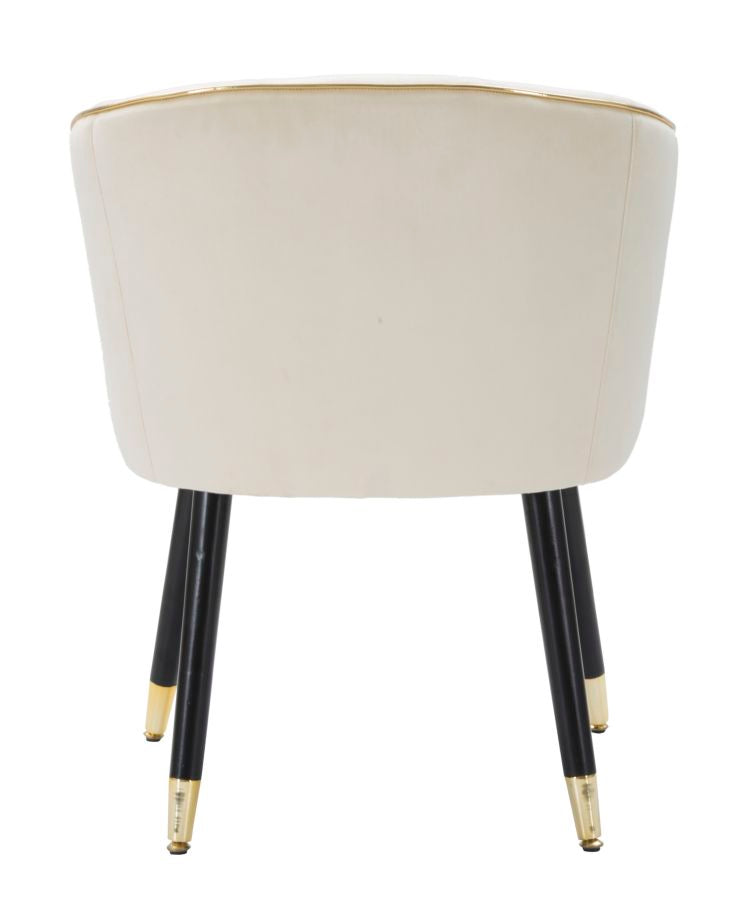 ARMCHAIR PARIS CREMA/GOLD CM 62X58X78