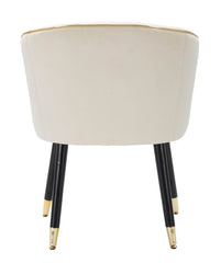 ARMCHAIR PARIS CREMA/GOLD CM 62X58X78