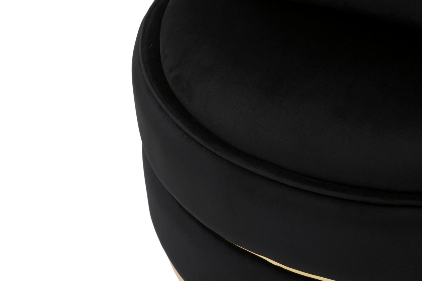 ARMCHAIR PARIS SPACE NERO/GOLD CM Ø 84X72
