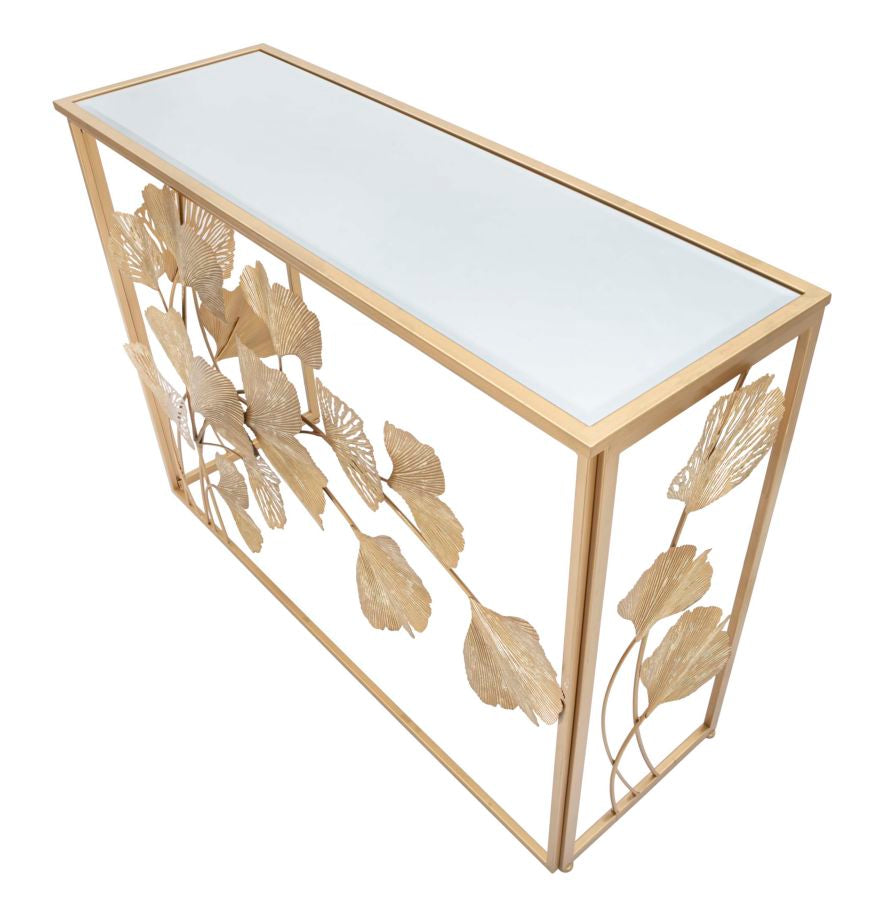 CONSOLE IN FERRO LEAF CM 108X36,5X80