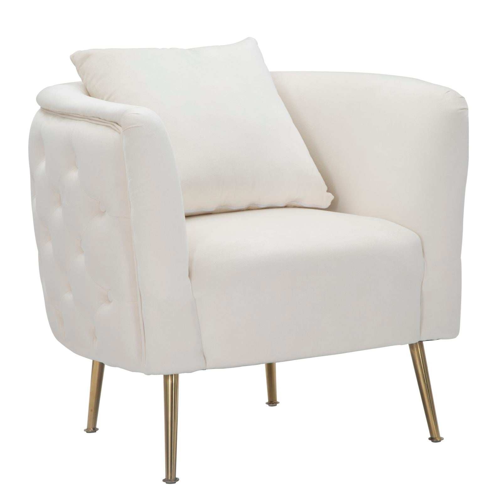 ARMCHAIR BUCAREST CREMA CM 76X74X73