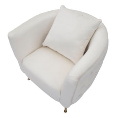 ARMCHAIR BUCAREST CREMA CM 76X74X73