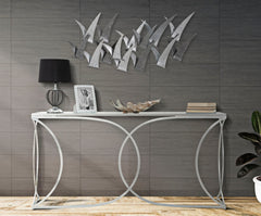 Panneau mural décoratif en métal Gabiani 3D mouettes en vol