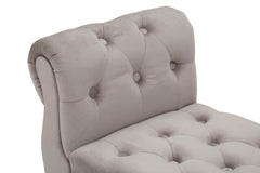 BENCH PARIS GRIGIA/GOLD CM 120X40X60