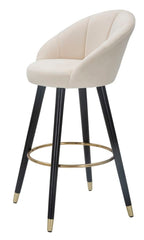 BAR STOOL PRAGUE CREMA CM 55X56X104