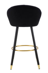 BAR STOOL PRAGUE NERO CM 55X56X104
