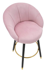 BAR STOOL PRAGUE ROSA CM 55X56X104