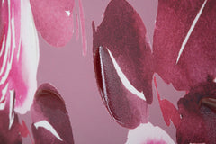 Impression sur toile cadre en bois floral couleurs vives