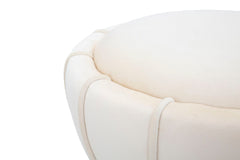 STOOL FLOWER CREM CM Ø 40X44